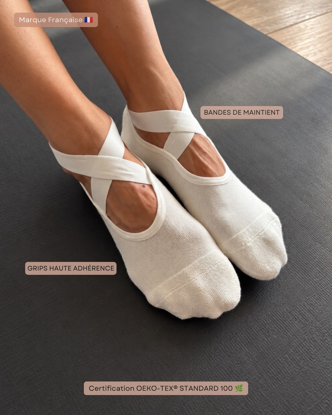 Chaussons antidérapant PRALINE