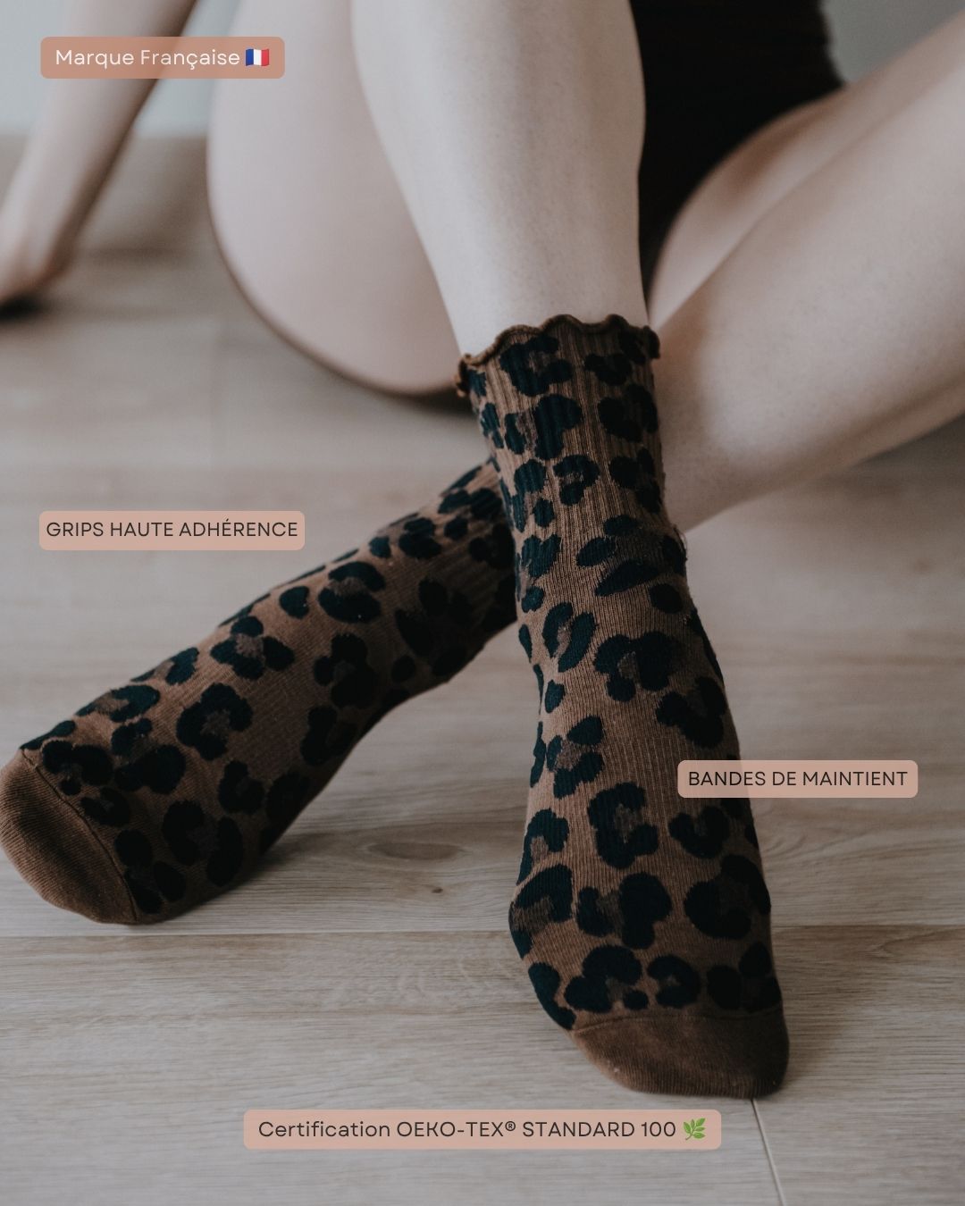 Chaussette antidérapante LÉO