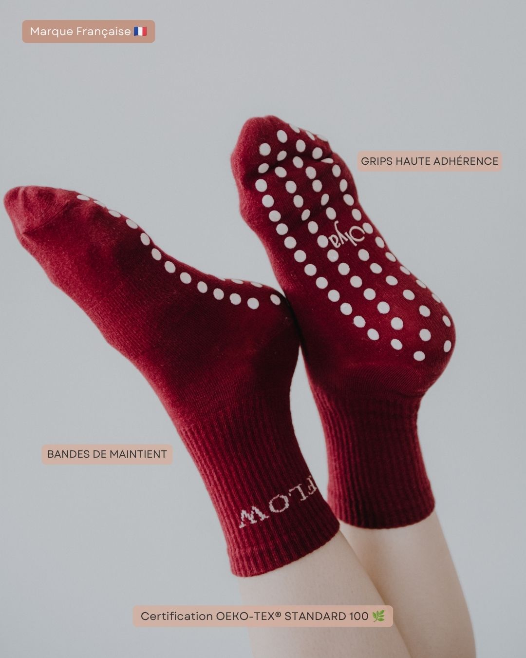 Chaussette antidérapante RUBIS