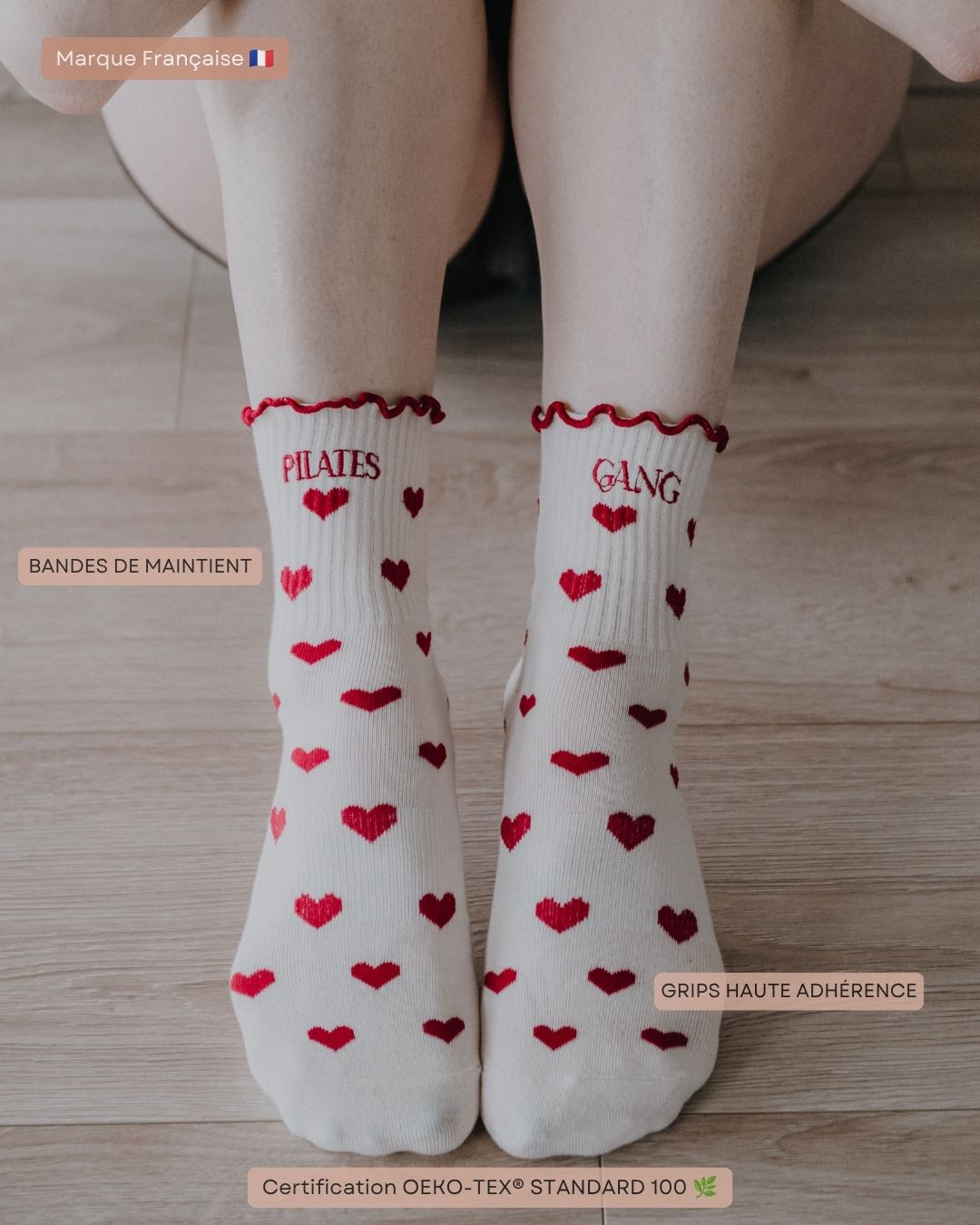 Chaussette antidérapante LOVE - INDISPONIBLE pour le moment