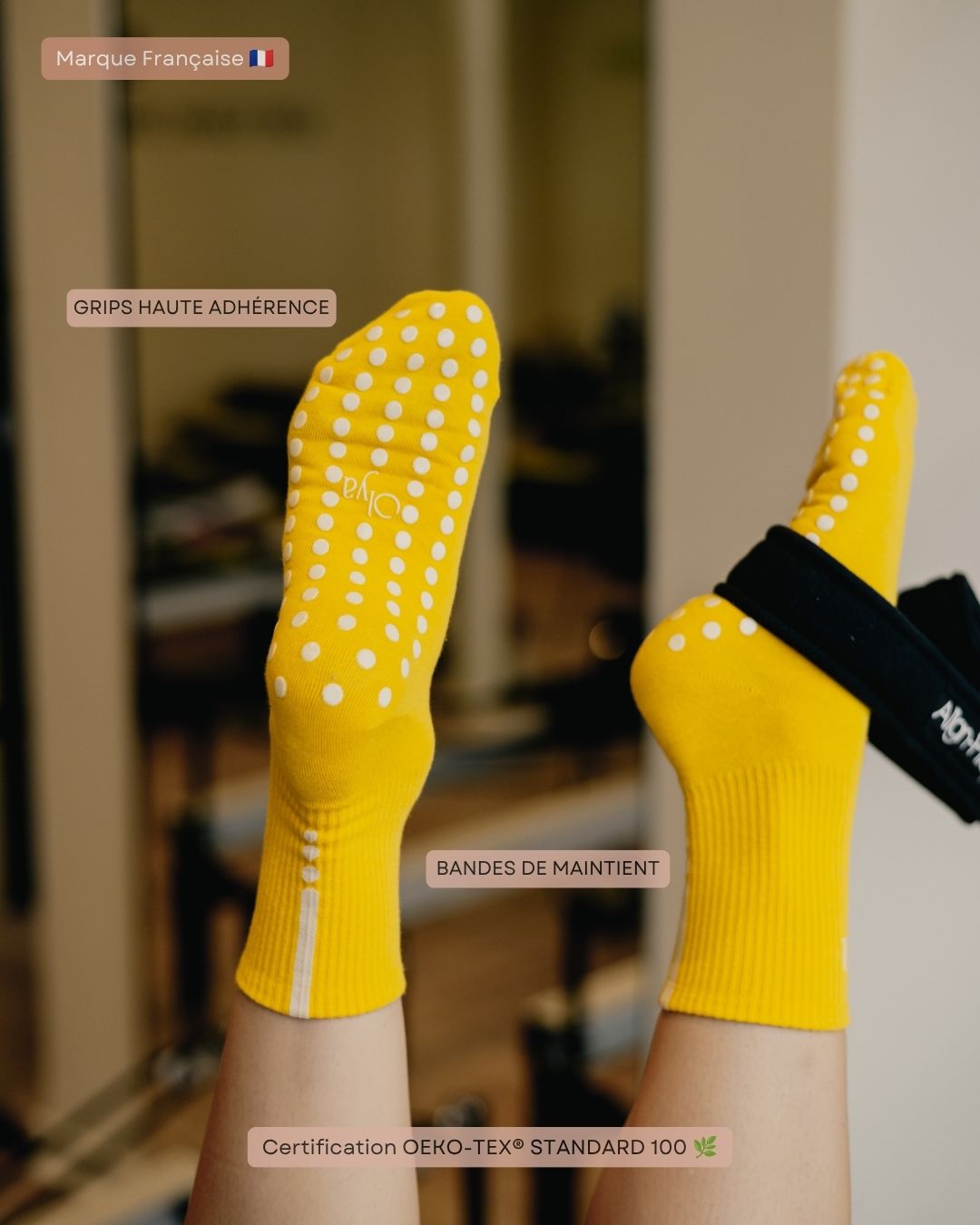 Chaussette antidérapante LEMON