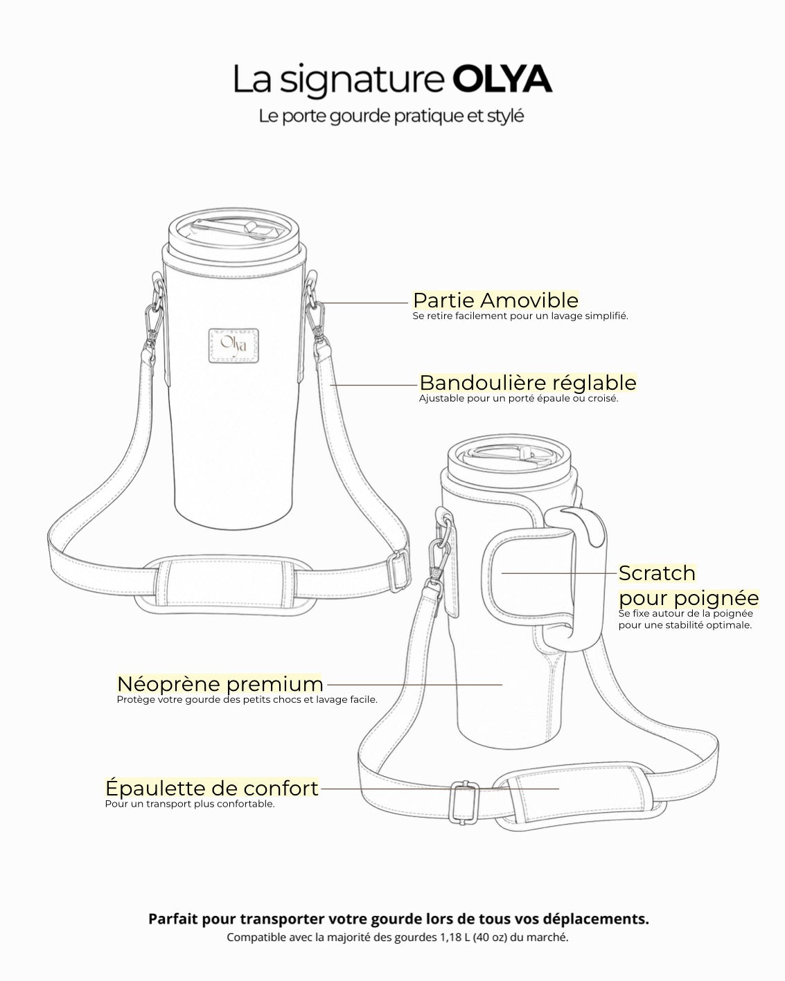 Bottle Bag - Sorbet